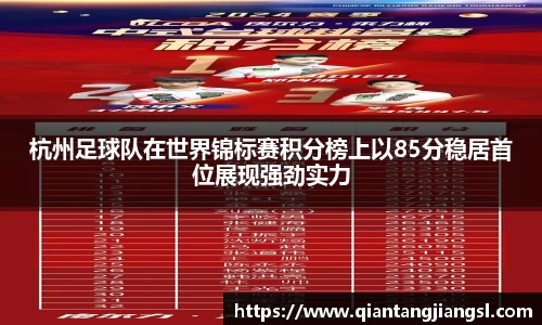 杭州足球队在世界锦标赛积分榜上以85分稳居首位展现强劲实力